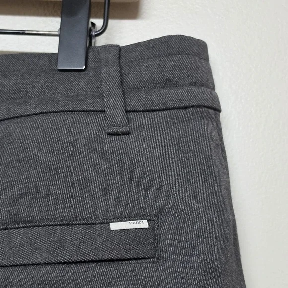 Vuori Mens Zurich Elastic Waist Trouser Dark Pewter Heather Pants V481 Sz XL - Picture 5 of 9